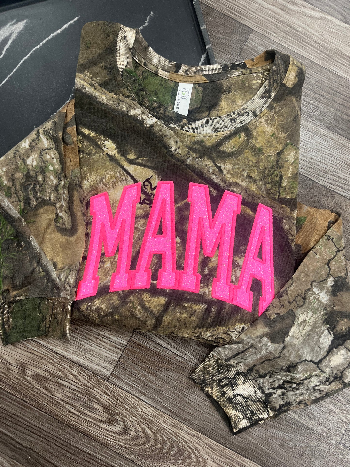 Glitter Mama Camo Tshirt