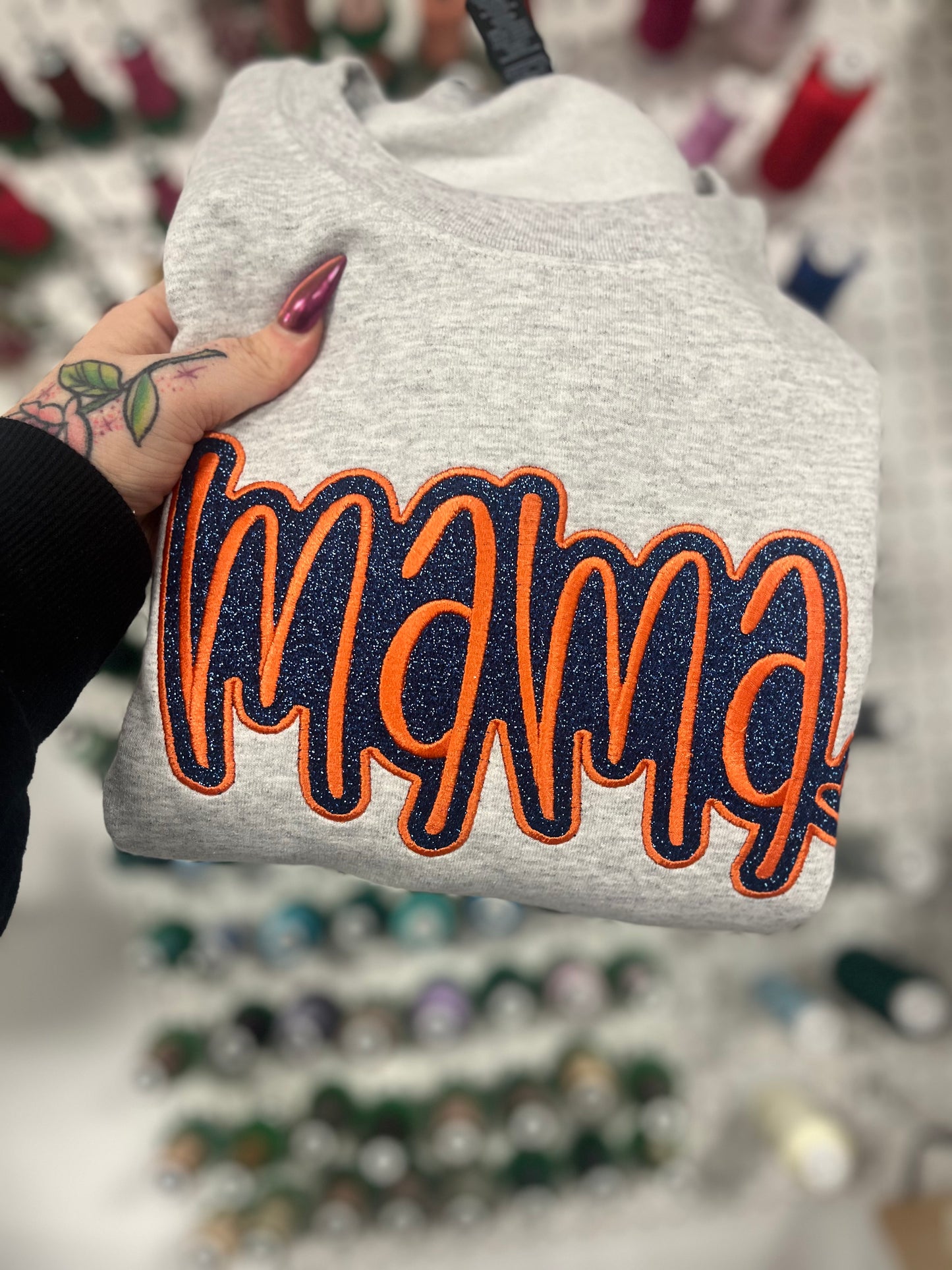 Glitter Mama Crewneck