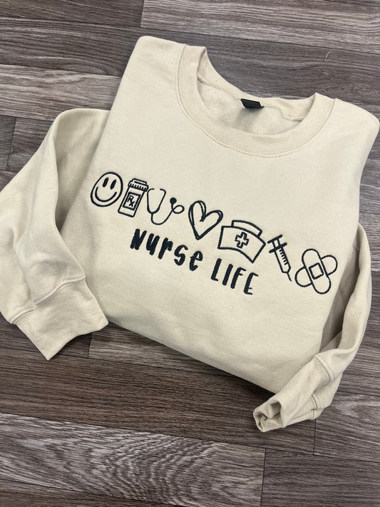 Nurse Life Gildan Crewneck