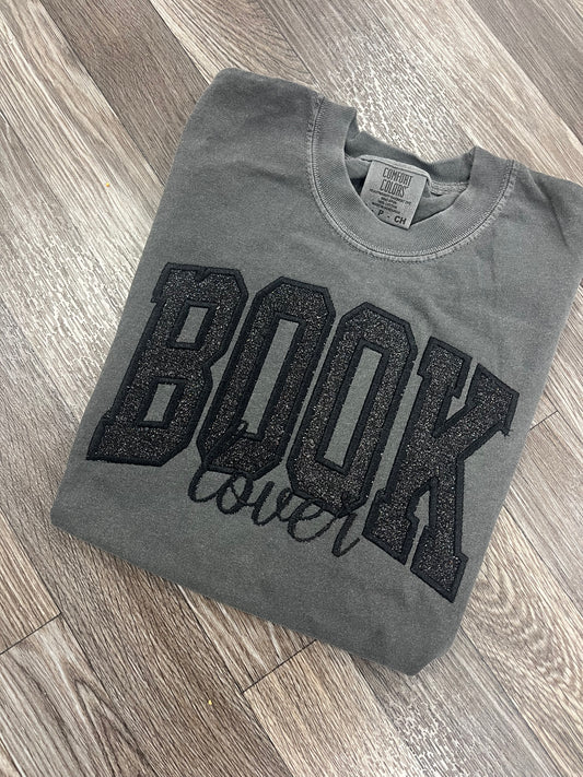 Glitter Book Lover Comfort Colors Tshirt