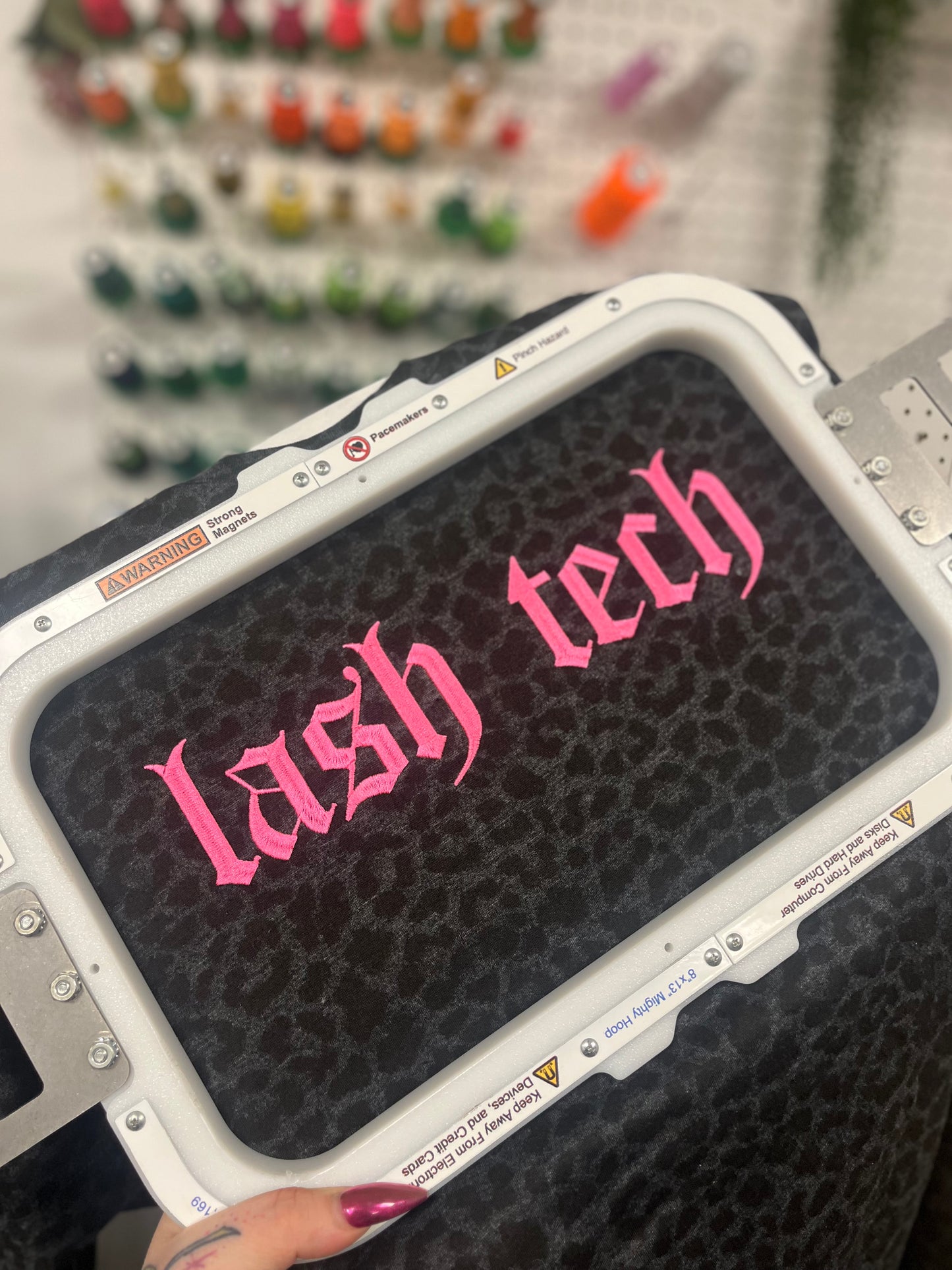 Nail Tech Leopard Tshirt -- Custom