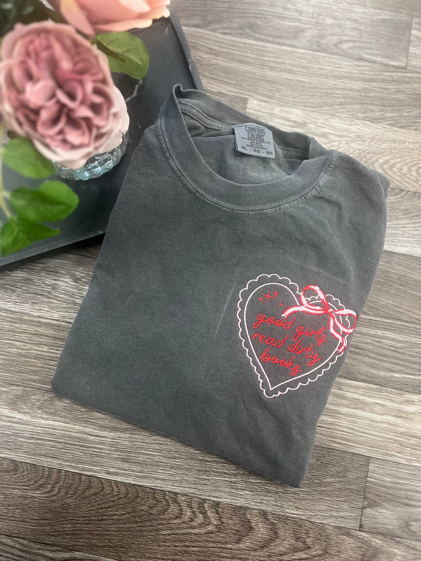 Good Girls Read Dirty Books Tshirt
