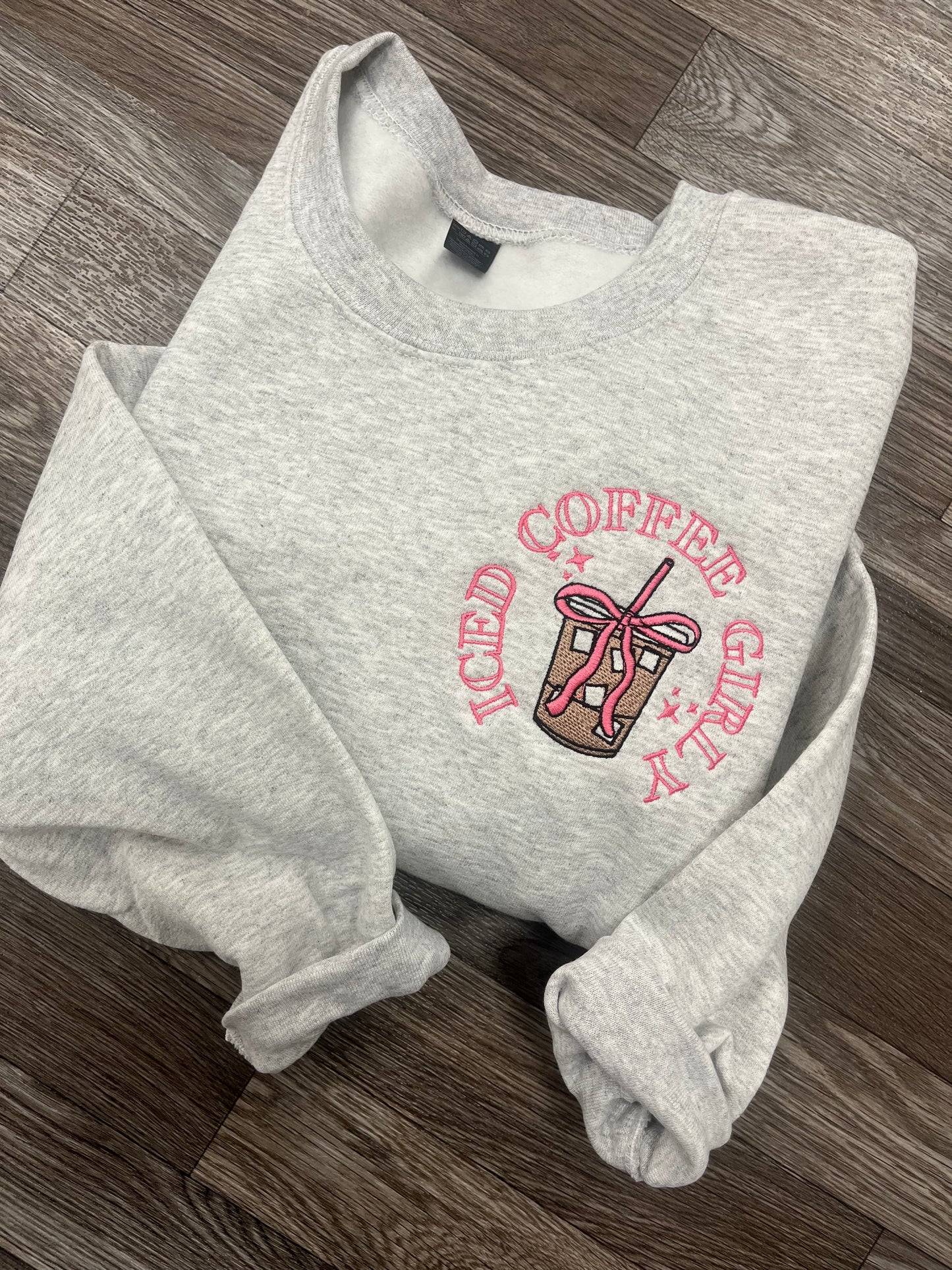 Iced Coffee Girly Crewneck