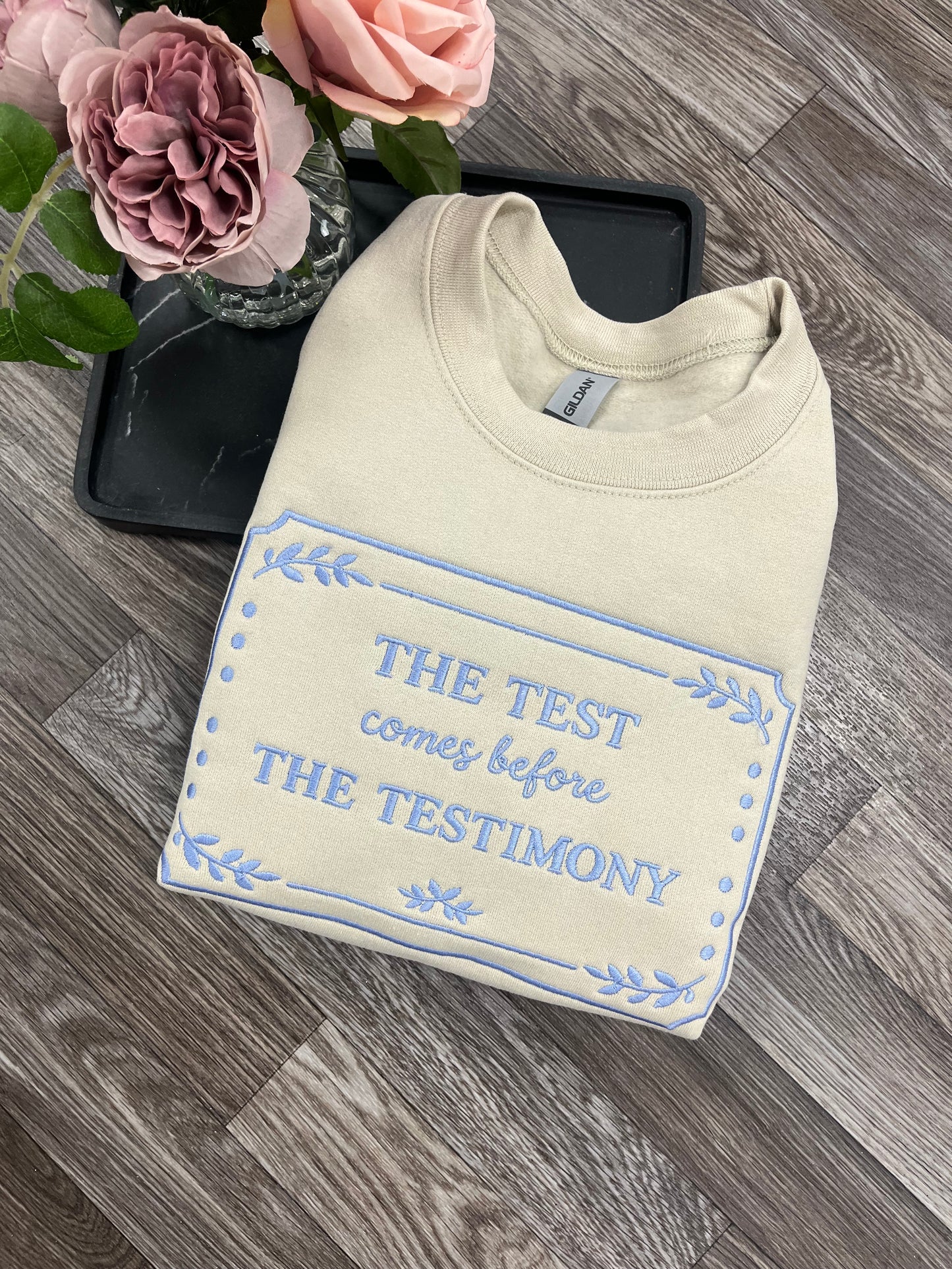 Test Before The Testimony Gildan Crewneck