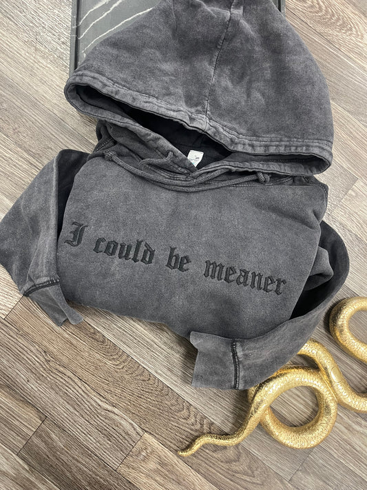 I Could Be Meaner Hoodie