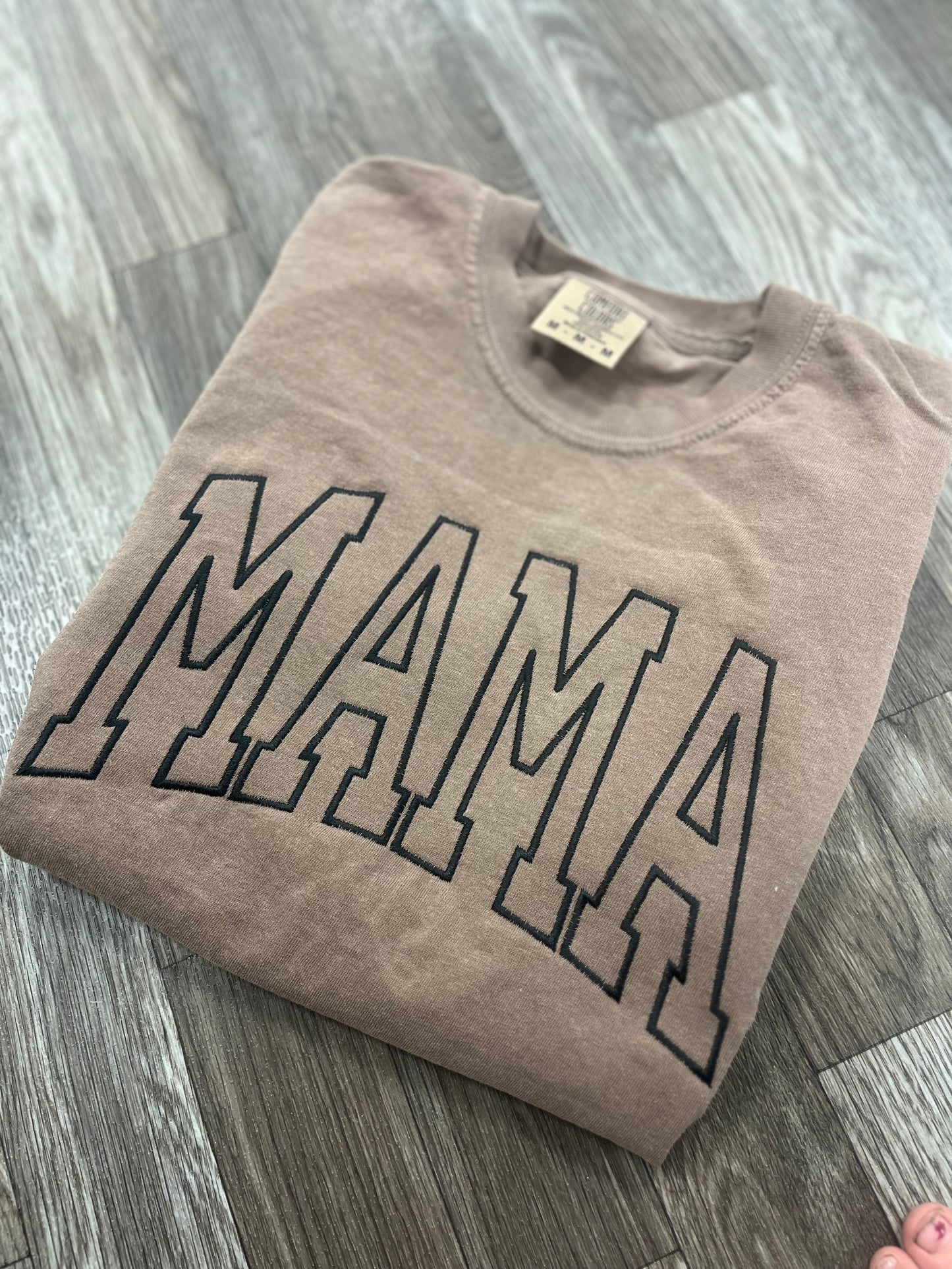 Custom Varsity Name Comfort Colors Tshirt
