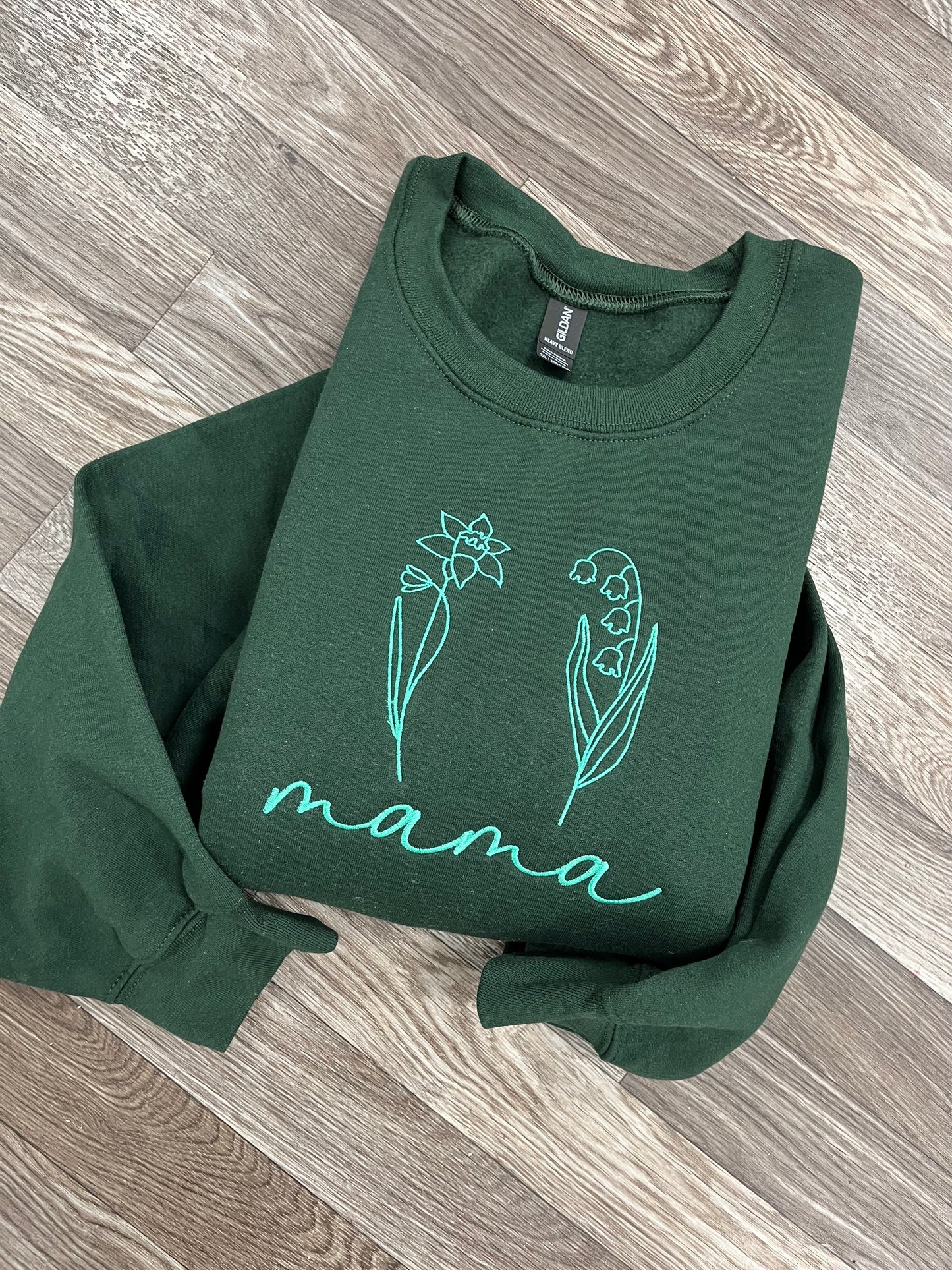 Custom Birth Flower Crewneck