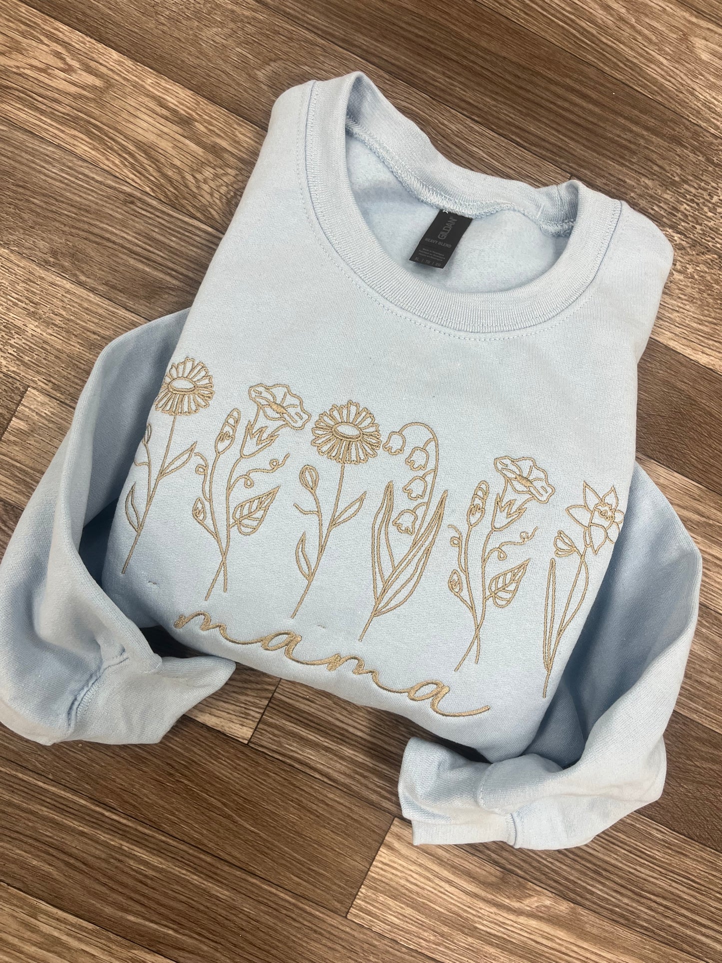 Custom Birth Flower Crewneck