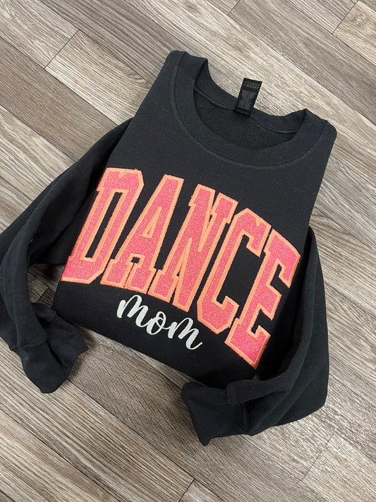 Glitter Dance Mom Gildan Crewneck