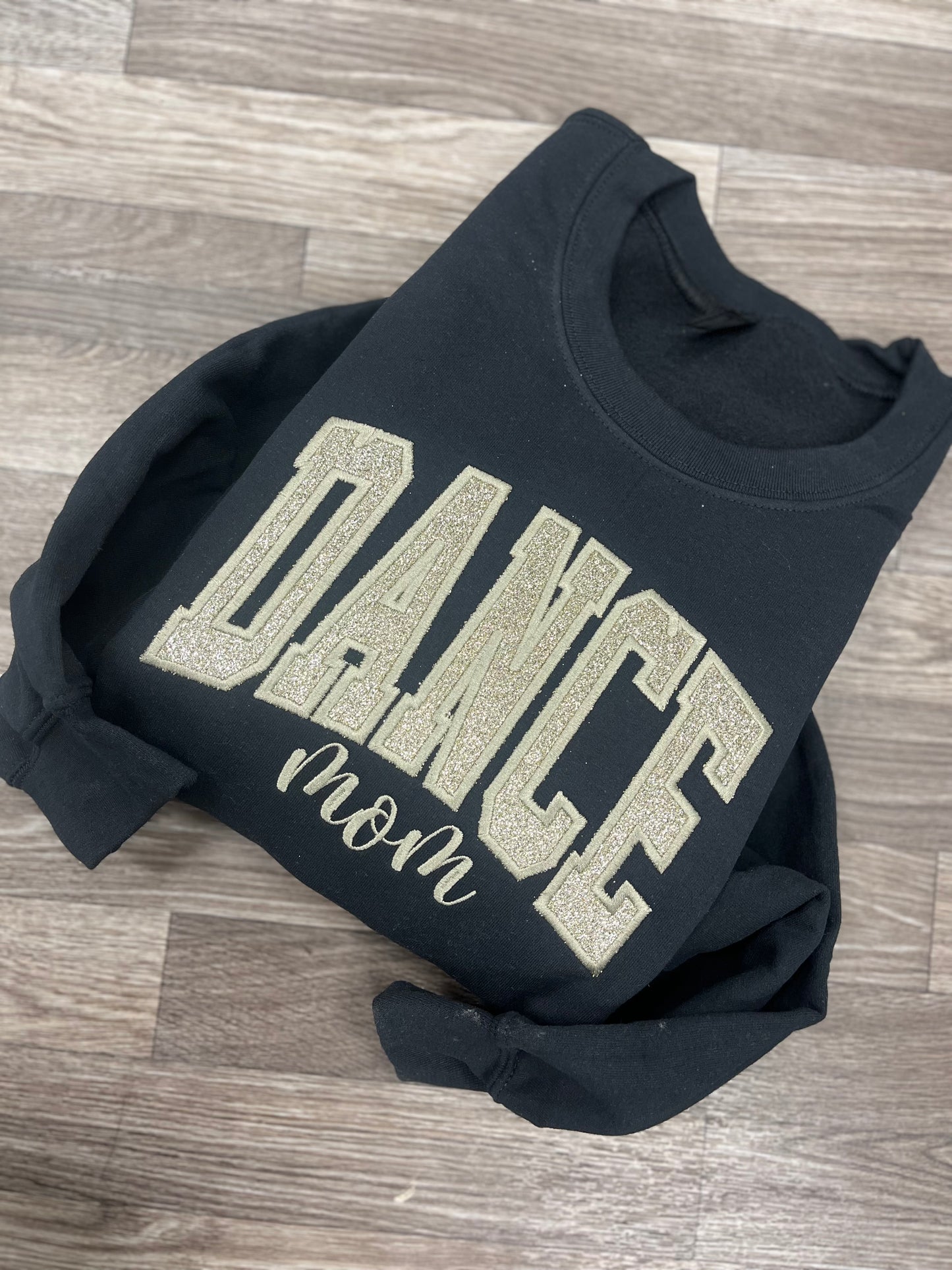 Glitter Dance Mom Gildan Crewneck
