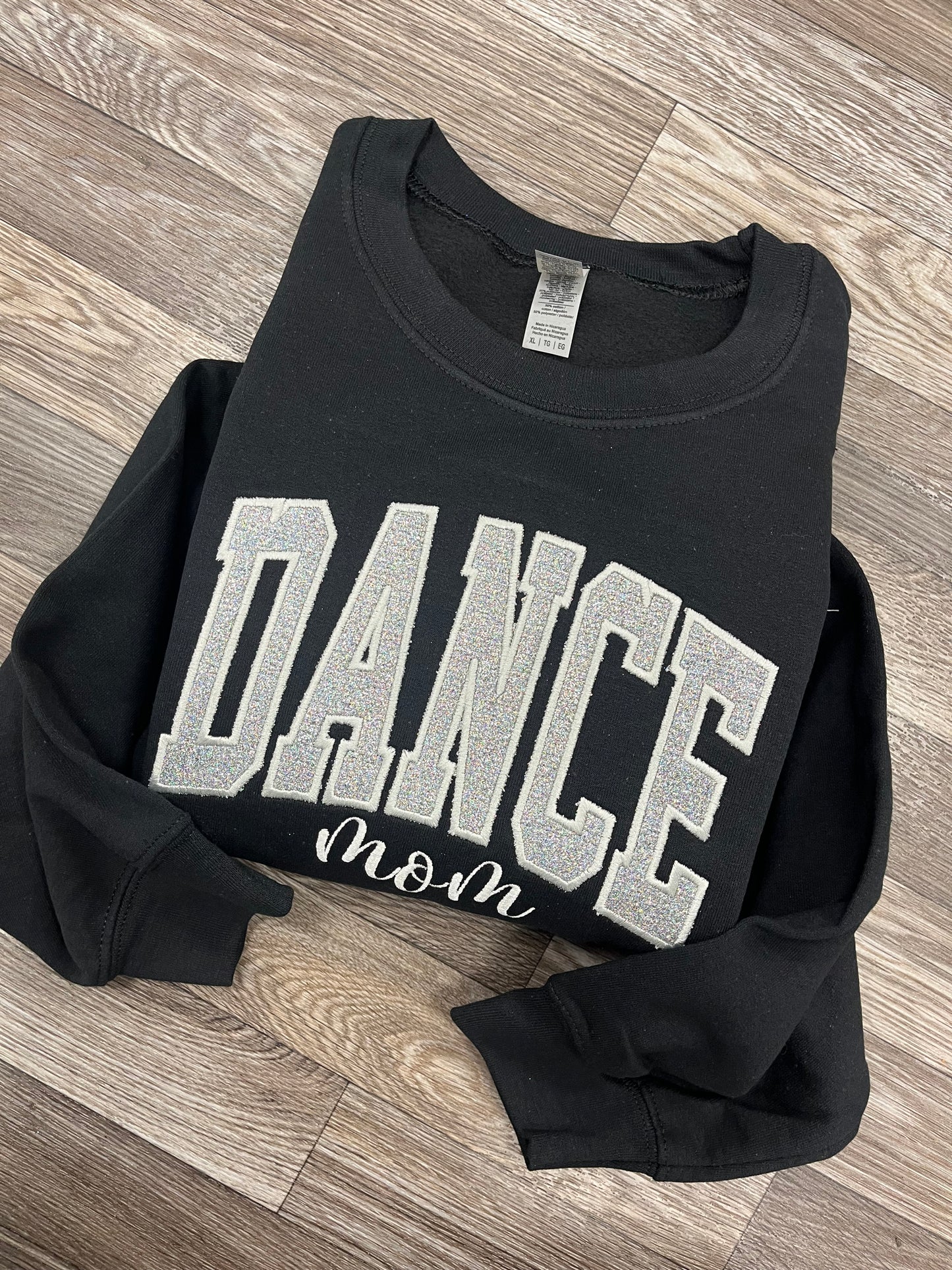 Glitter Dance Mom Gildan Crewneck