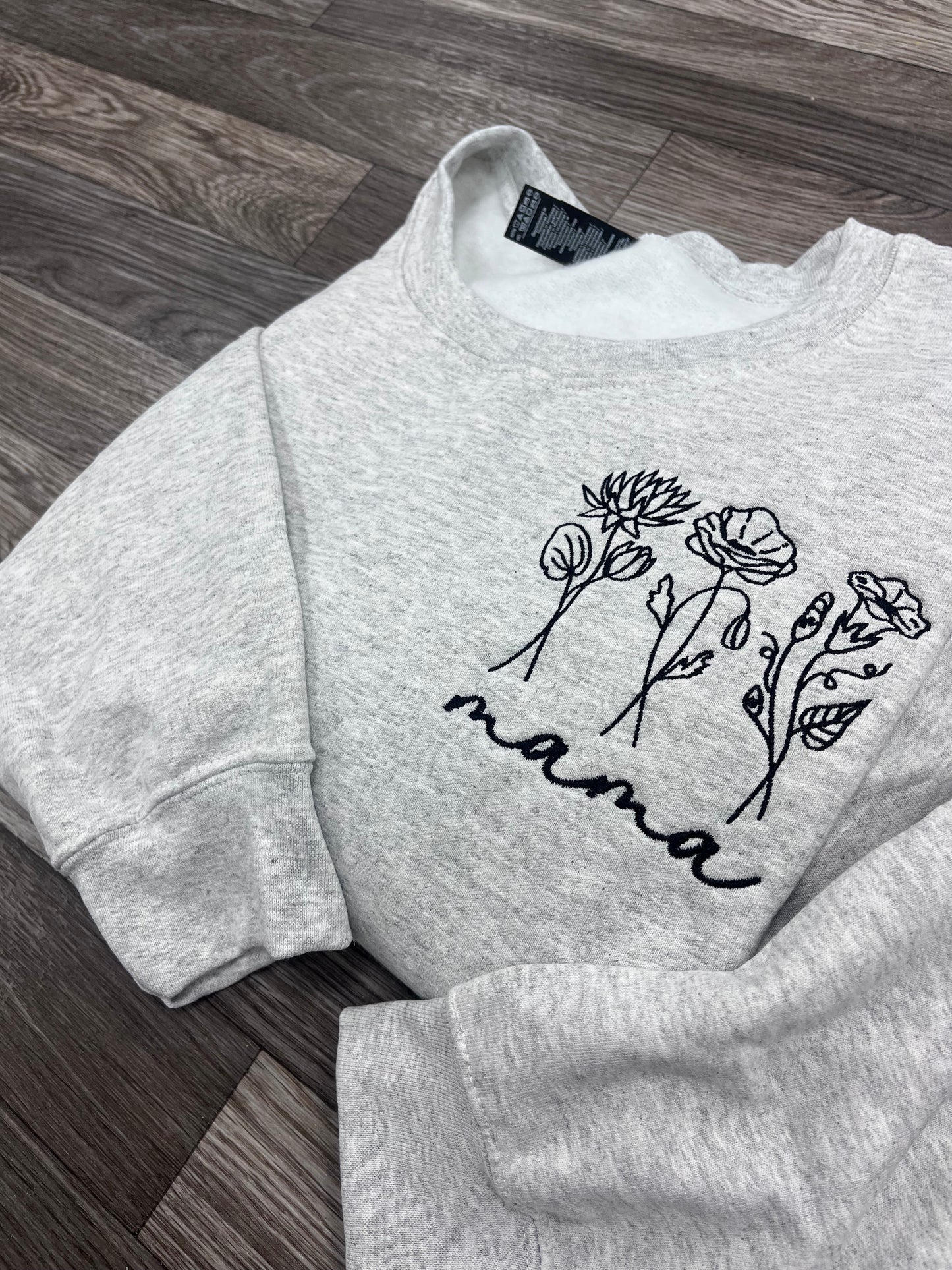 Custom Birth Flower Crewneck (2)