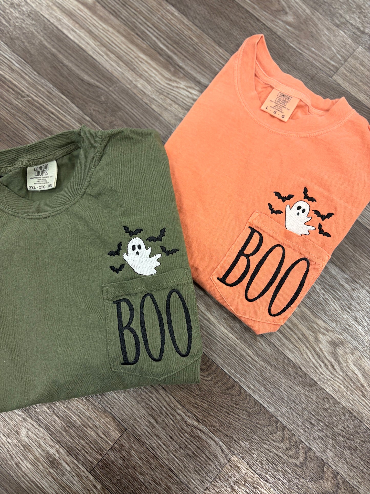 Boo Ghost Pocket Tshirt