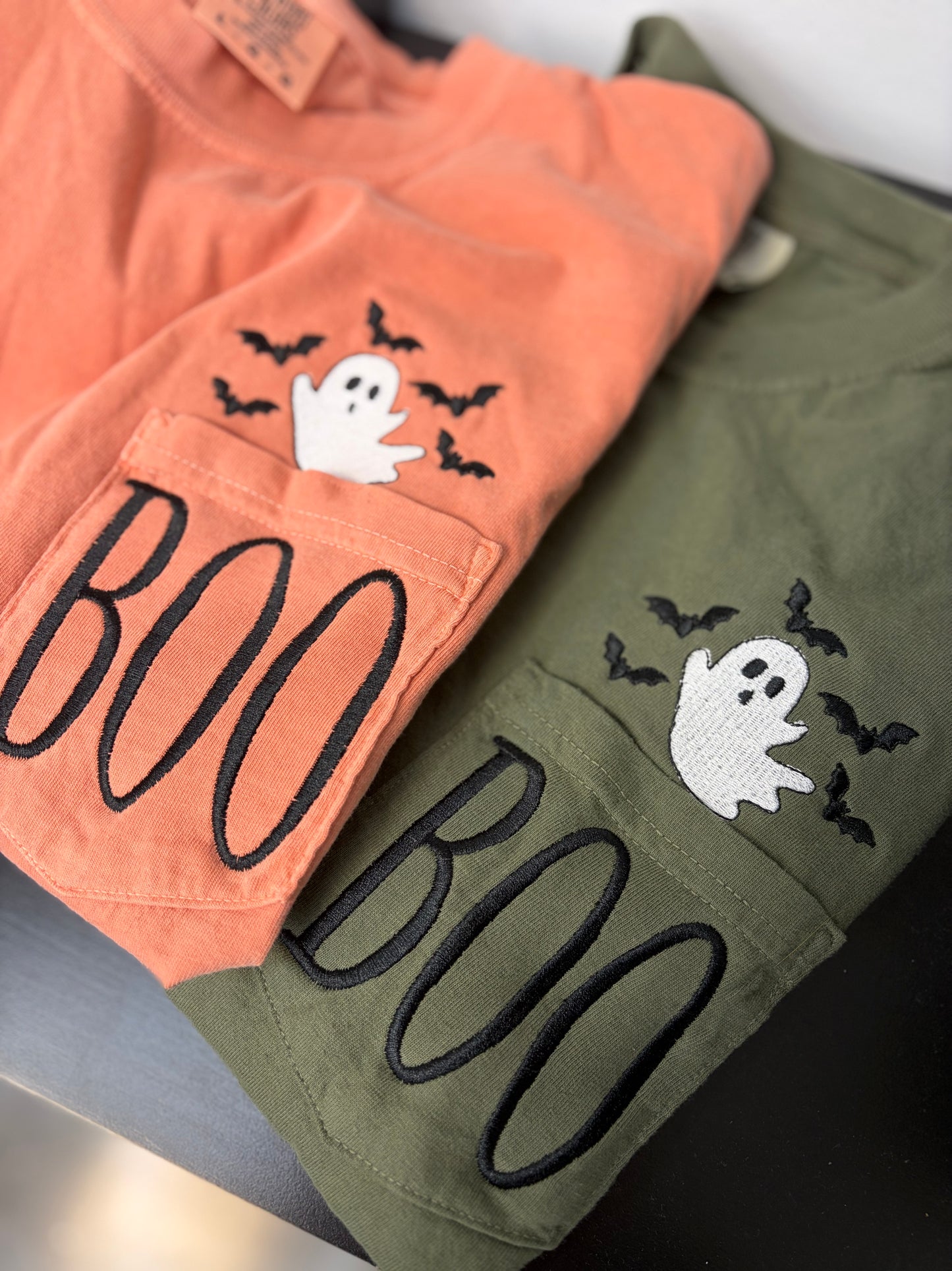 Boo Ghost Pocket Tshirt