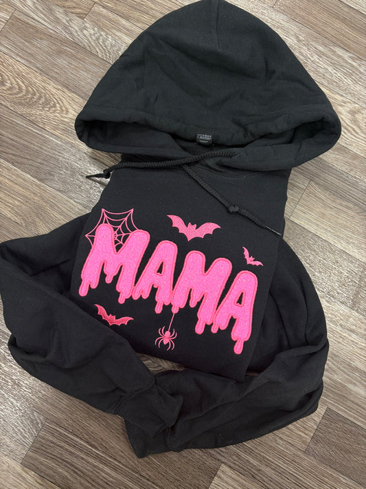 Glitter Halloween Mama Hoodie