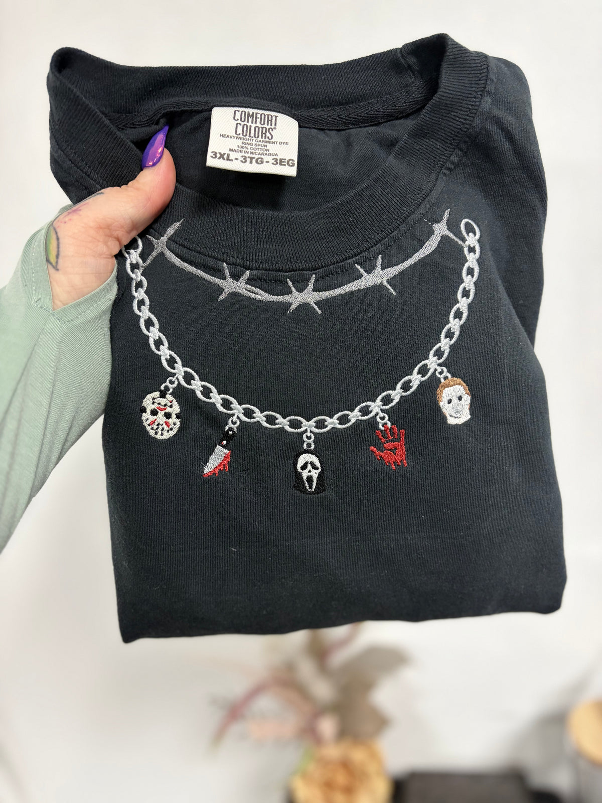 Horror Charm Necklace Tshirt