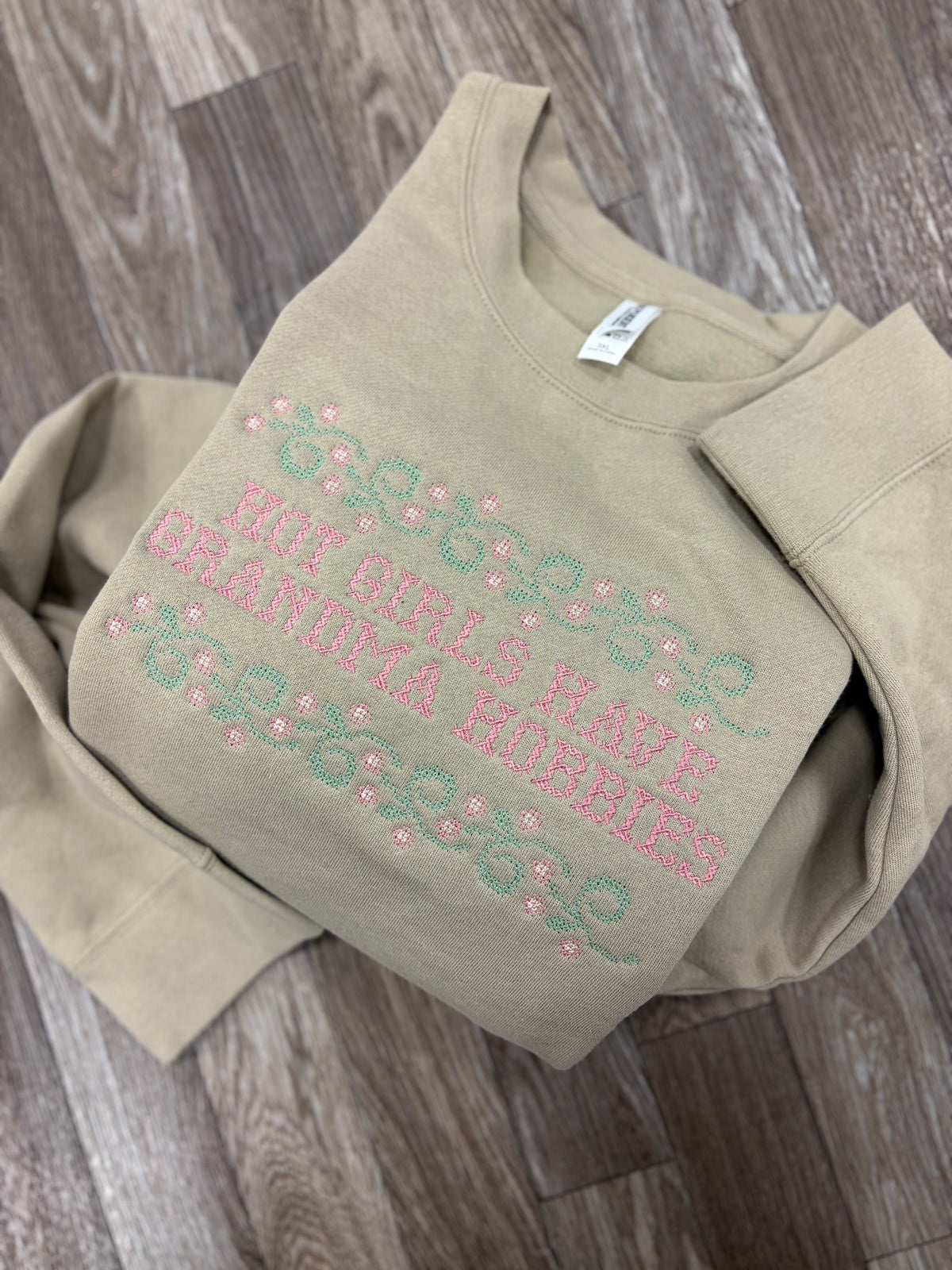 Hot Girls Have Grandma Hobbies Crewneck