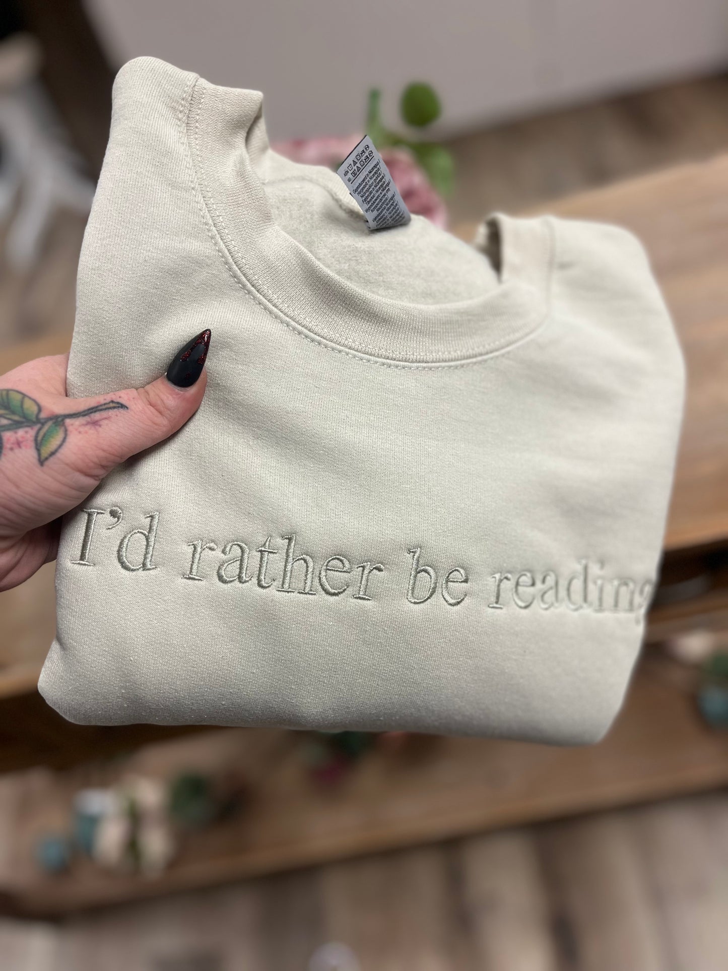 I'd Rather Be Reading Crewneck