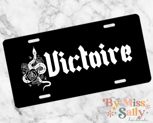 Celestial Snake Personalized License Plate