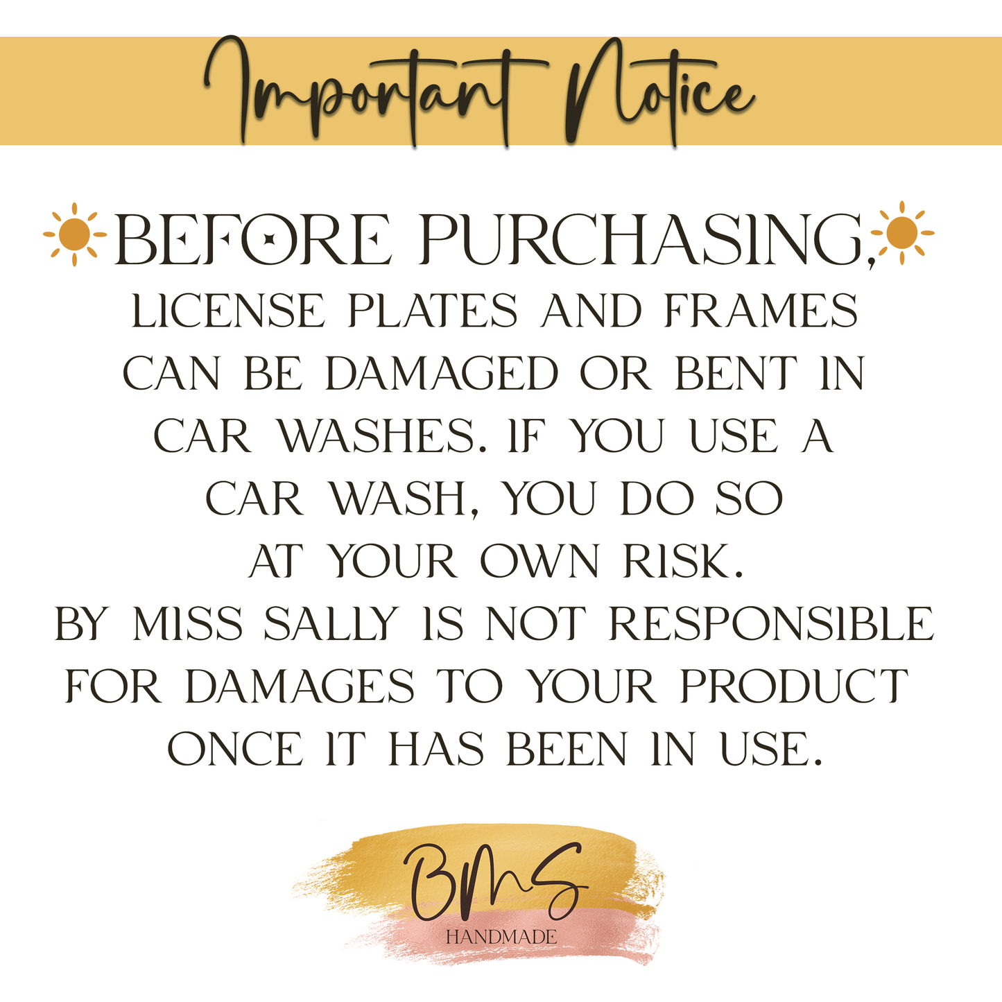 Elephant Personalized Front Car Tag